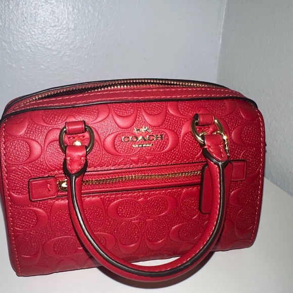 Mini red coach bag - Picture 2 of 8